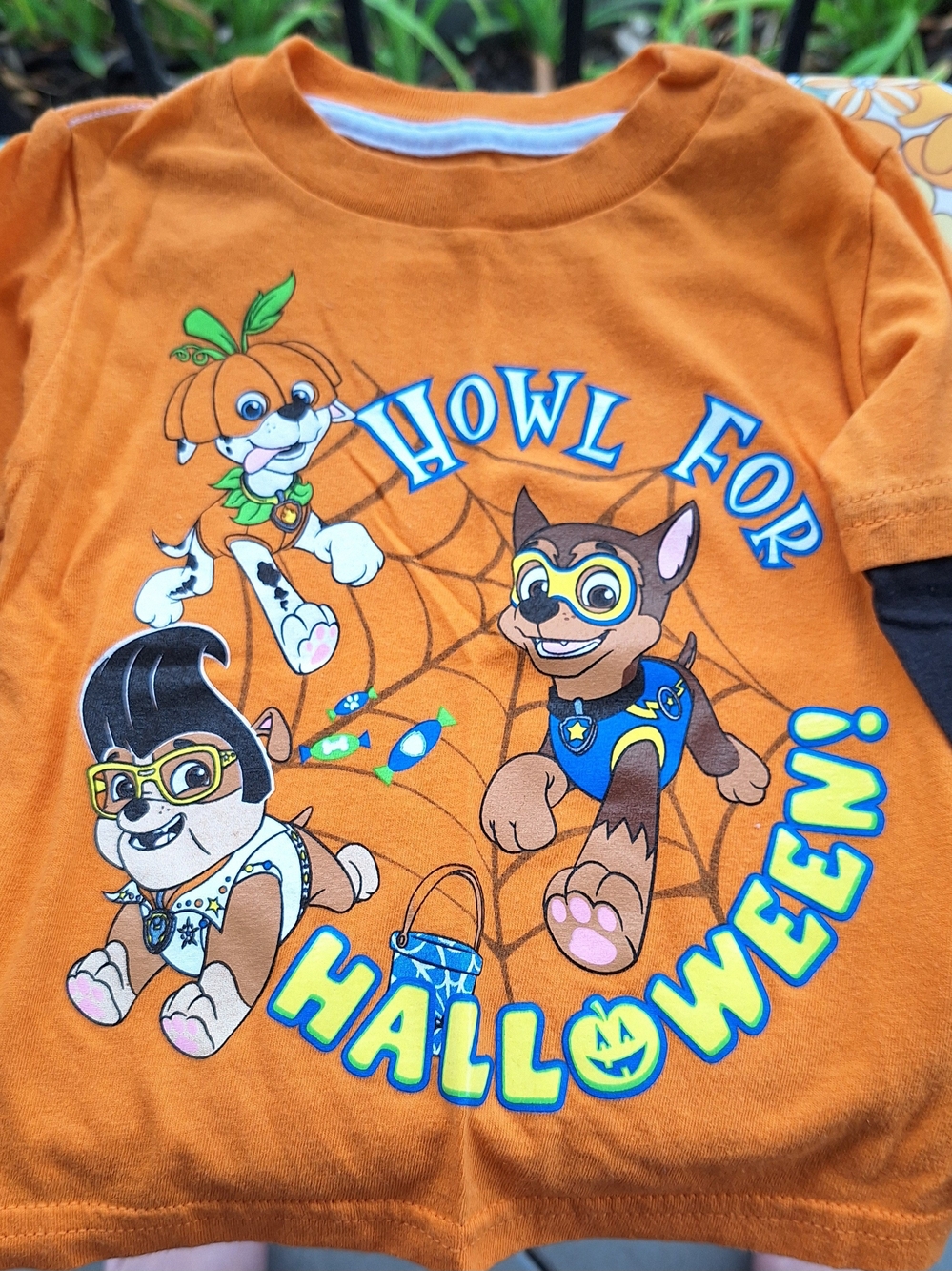 Nickelodeon Orange 'Howl For Halloween' Paw Patrol Tee